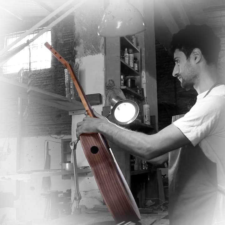 Pablo Arranz en su taller